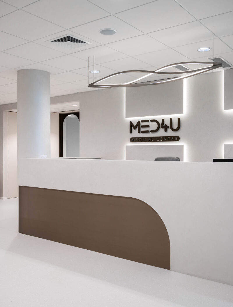Med4U erakliiniku sisekujunduse projekt