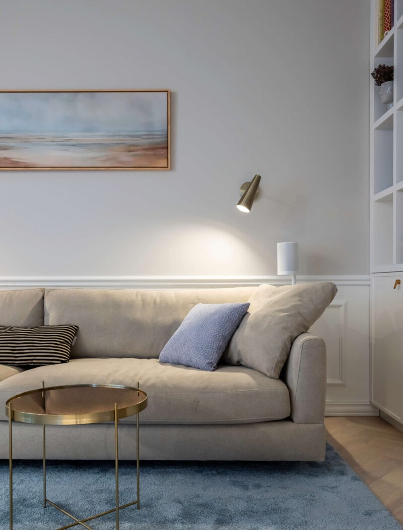 Kristiine 3-toalise korteri elegantne interjöör