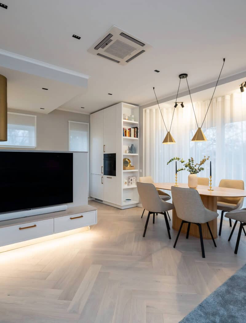 Kristiine 3-toalise korteri elegantne interjöör