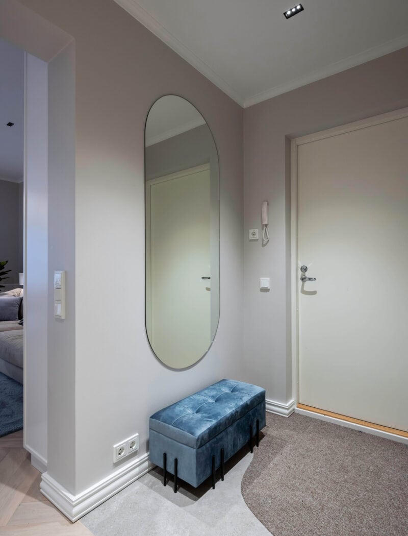 Kristiine 3-toalise korteri elegantne interjöör